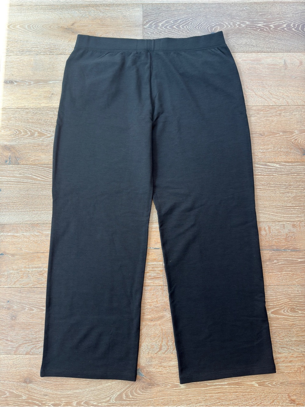 WOOLX ‘Ellie’ Wide Leg Wool Pants in Black - Picture 8 of 11